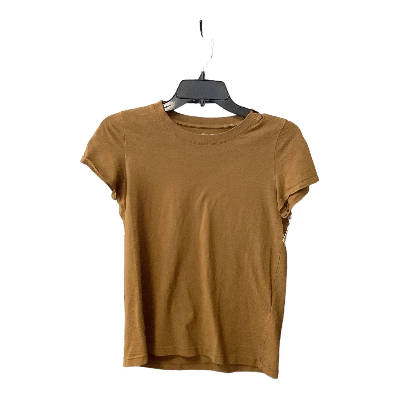 women's tops for layeringwomen's T-shirts for travelTop Short Sleeve Basic By Madewell  Size: Xs