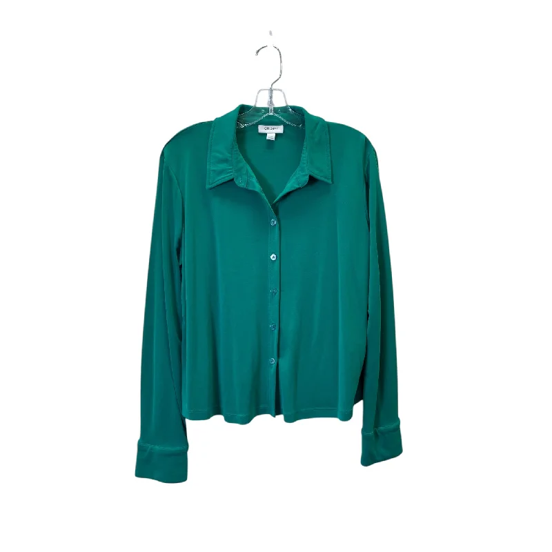 Top Ls By On•34TH In Green, Size:Xl