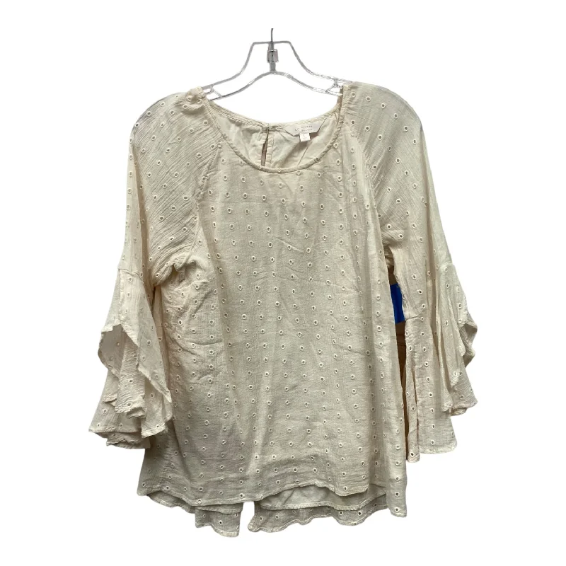 Top Ls By Lc Lauren Conrad In Cream, Size:L