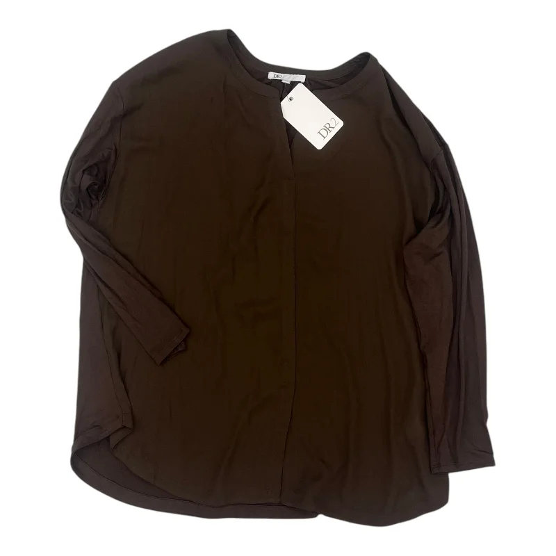 Top Ls By Dr2 In Brown, Size:Xl