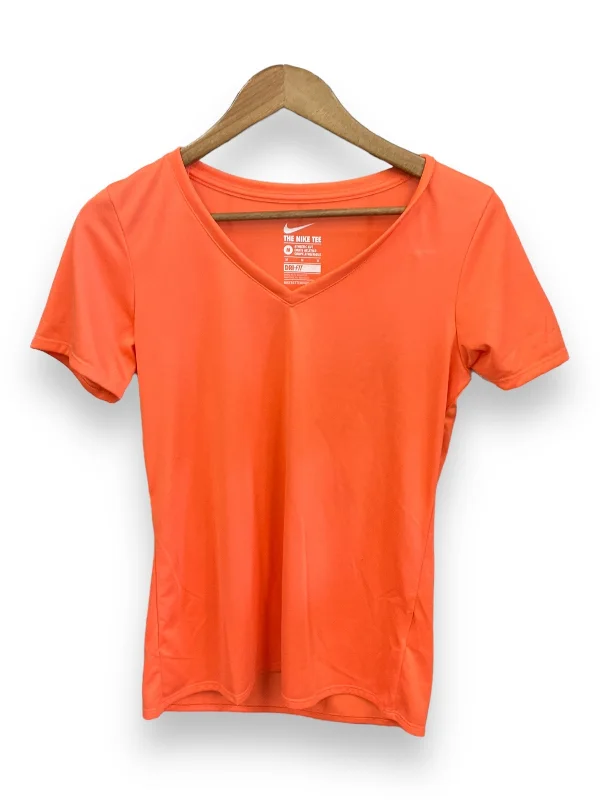 women's tops for mixing and matching with different bottomswomen's T-shirts with lace-up backsTop Short Sleeve By Nike  Size: M