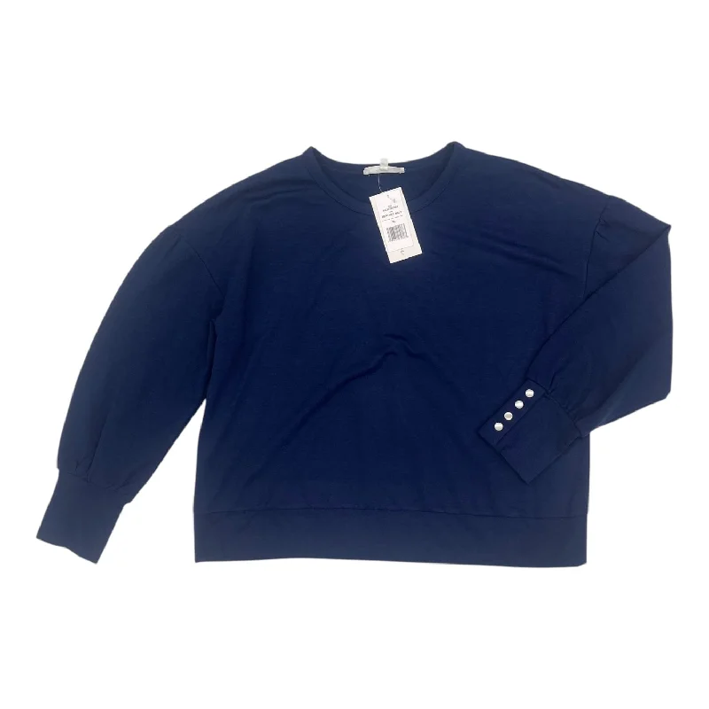 Top Ls By Clothes Mentor In Navy, Size:Xl