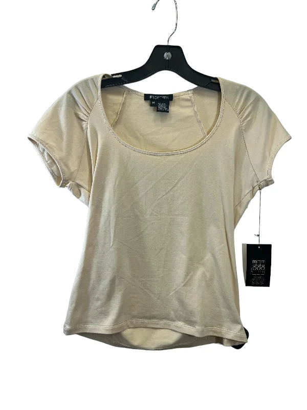 women's tops with beading accentswomen's T-shirts with bold colorsTop Short Sleeve By Etcetra  Size: M