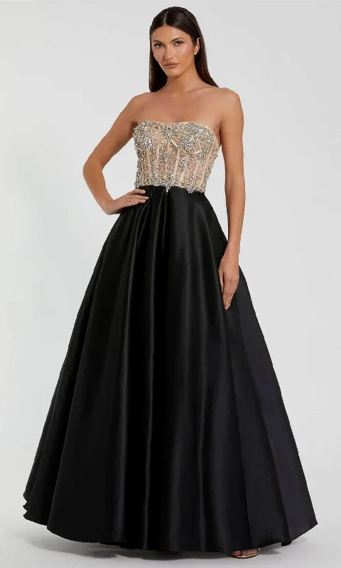 women's fashionable dressesMac Duggal 20701 - Embellished Strapless Ballgown