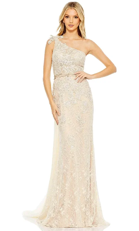 women's cotton dressesMac Duggal 79315 - Sheath Lace Gown