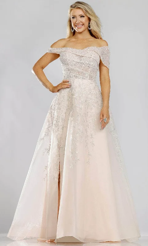 women's halter dressesTerani Couture 231E0608 - Embroidered Lace Long Gown