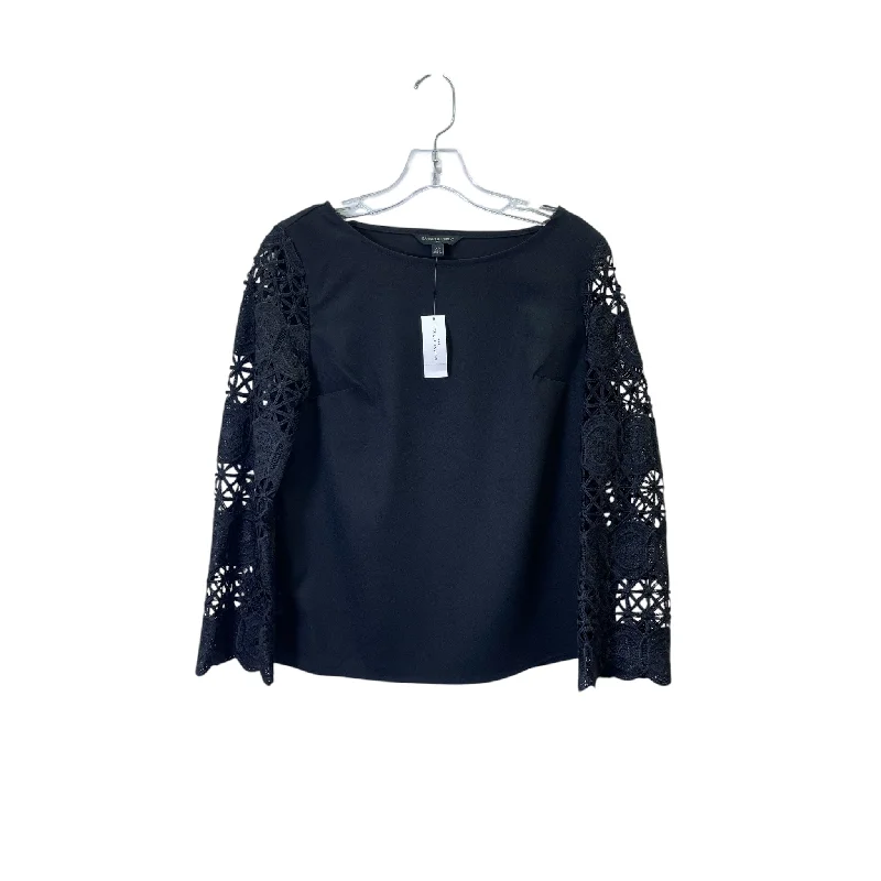 Top Ls By Banana Republic In Black, Size:Xs