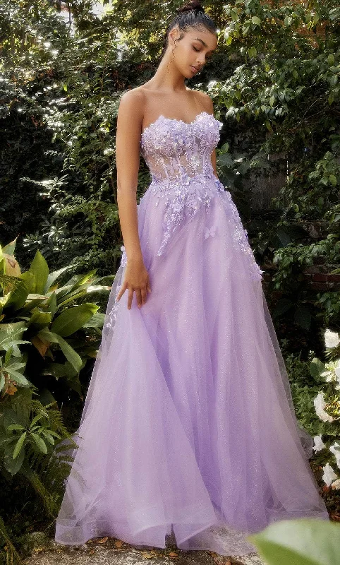 women's metallic dressesAndrea and Leo A1108 - Sweetheart Embroidered Ballgown