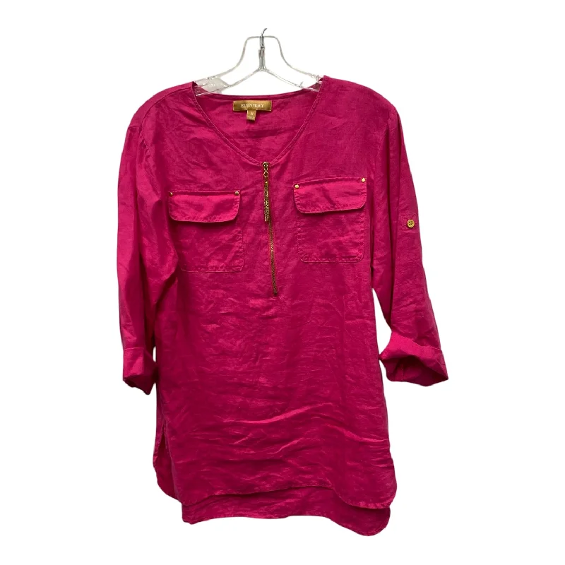 Top Ls By Ellen Tracy In Pink, Size:M