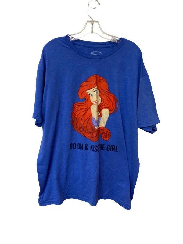 women's tops with bell sleeveswomen's T-shirts made of linenTop Short Sleeve Basic By Disney Store  Size: 2x