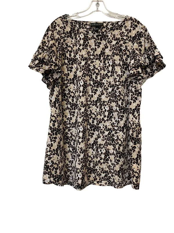 luxury women's topsfloral women's T-shirtsTop Short Sleeve By Lane Bryant  Size: 12l