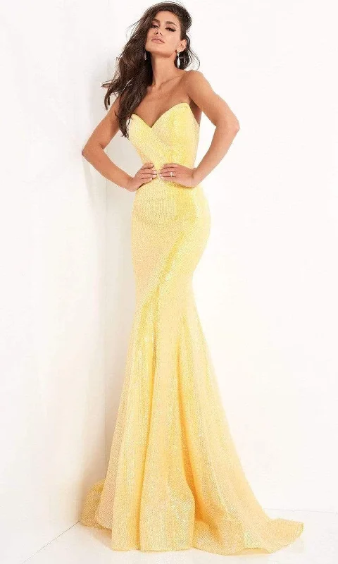 women's cocktail dressesJovani  04831 - Strapless Sequin Mermaid Gown