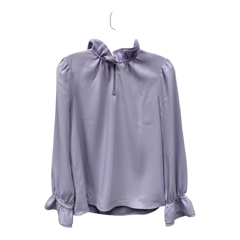 Top Ls By J. Crew In Purple, Size:S