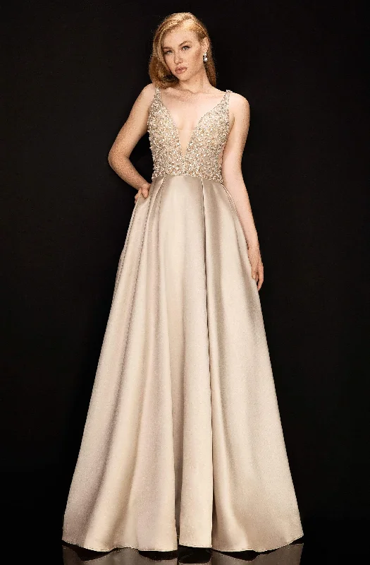 women's handmade dressesTerani Couture 2011P1094 - Embellished A-line Gown