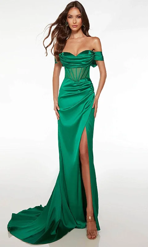 women's casual dressesAlyce Paris 61572 - Draped Sweetheart Evening Dress