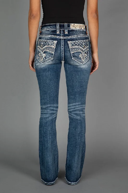 women's denim jeans with elastaneYUI BOOTCUT JEANS