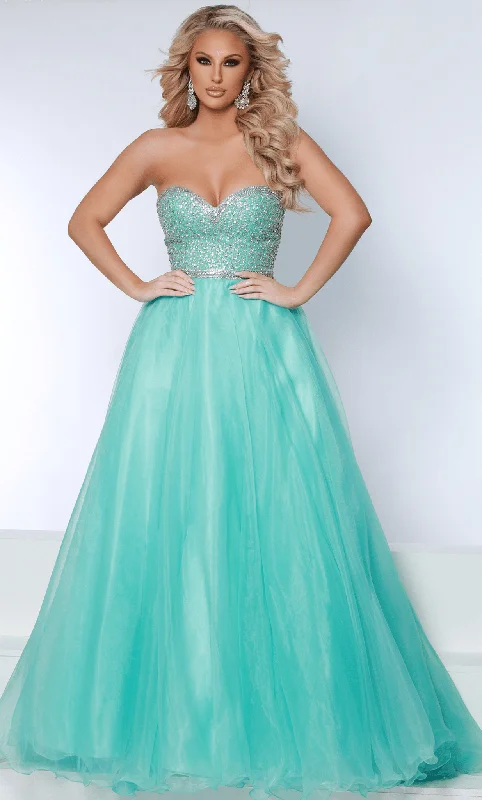 women's ball gown dressesJohnathan Kayne 2654 - Sweetheart Beaded Evening Gown