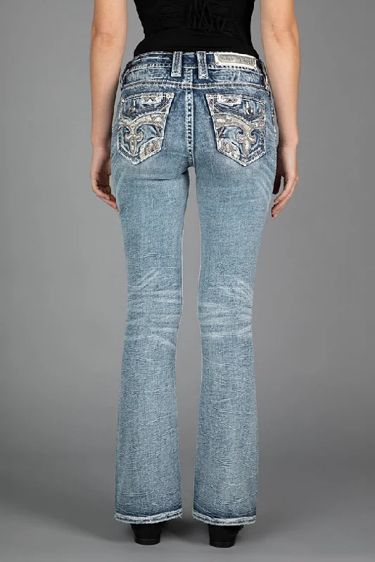 women's denim jeans for a night outEMBERLY BOOTCUT JEANS