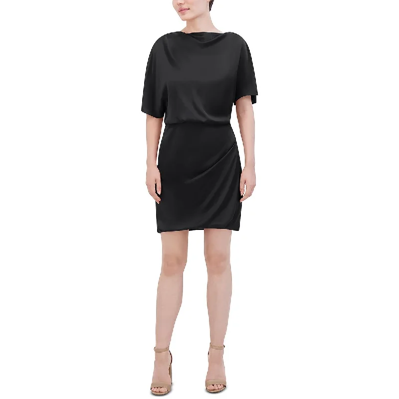 women's minimalist dressesWomens Above knee Short Sleeve Mini Dress