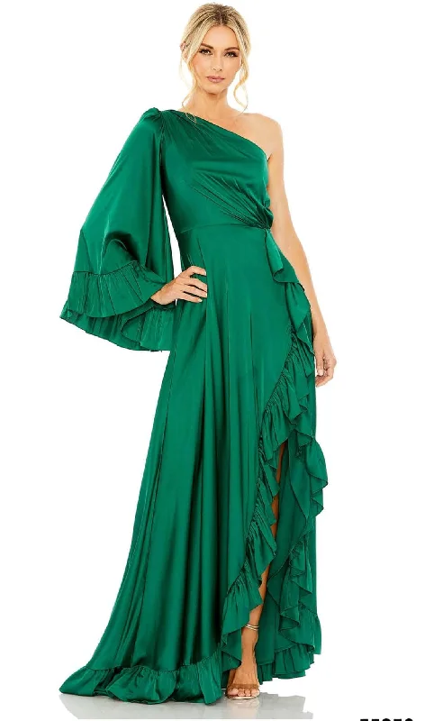 women's breathable dressesIeena Duggal 55950 - Ruffled Evening Gown