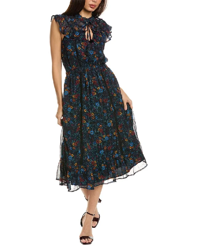 women's wrinkle-resistant dressesLost + Wander Midnight Festival Midi Dress