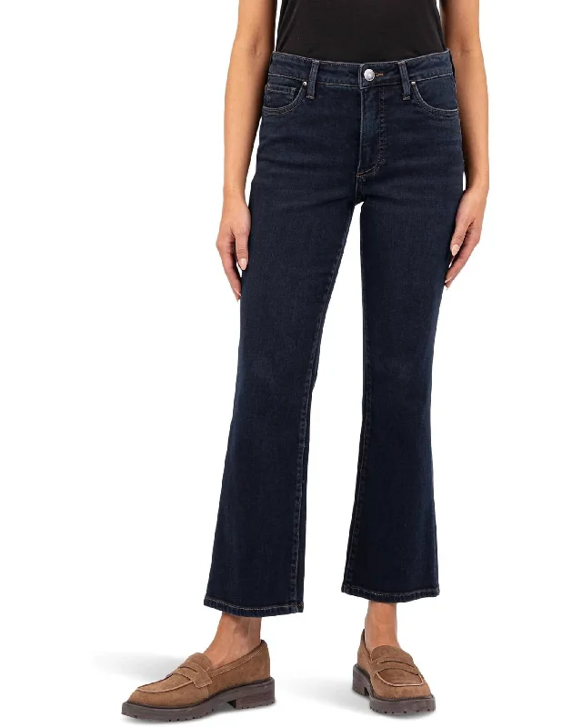 women's denim jeans for smart casualKelsey High Rise Flare Regular Hem Jeans In Illustrate