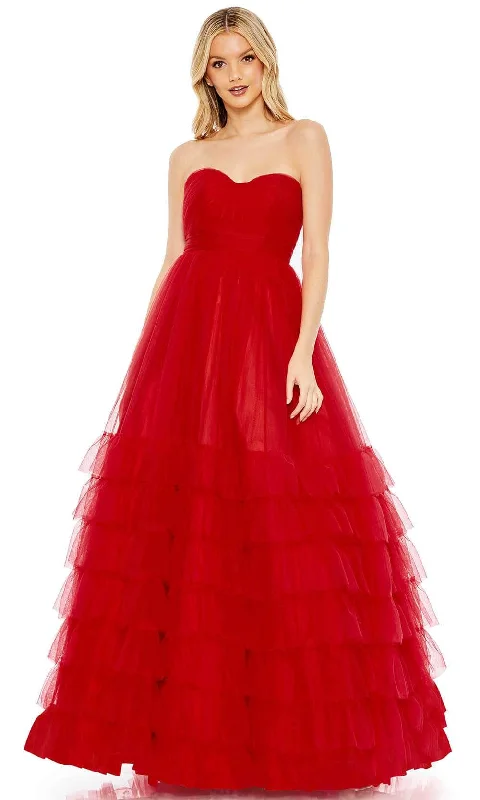 women's vacation dressesMac Duggal 67999 - Strapless Sweetheart Neck Evening Gown