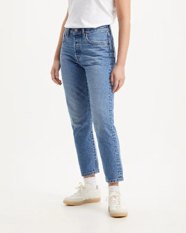 women's denim jeans with embroidered back pocketsLevi's® Womens 501 Crop Jeans - Must Be Mine