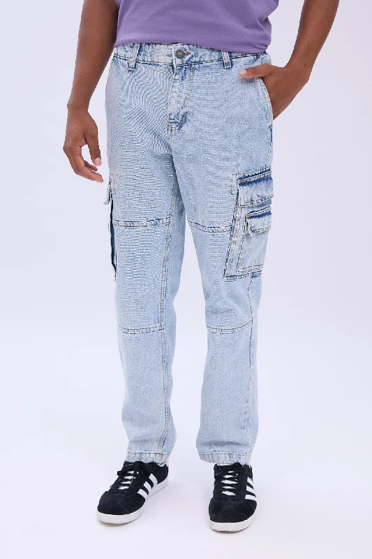 women's denim jeans with contrasting stitchingCargo Jean