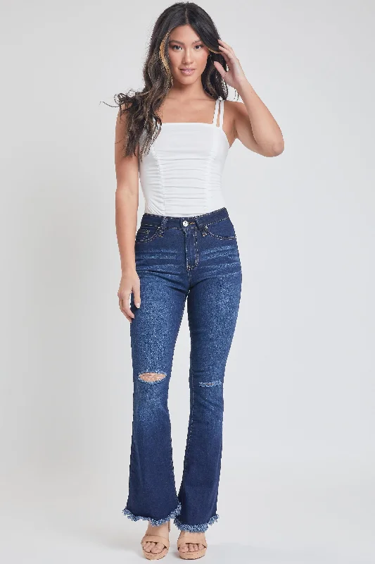 women's denim jeans for a trendy vibeWomen's Essential  Super Flare Jeans - Regular Inseam