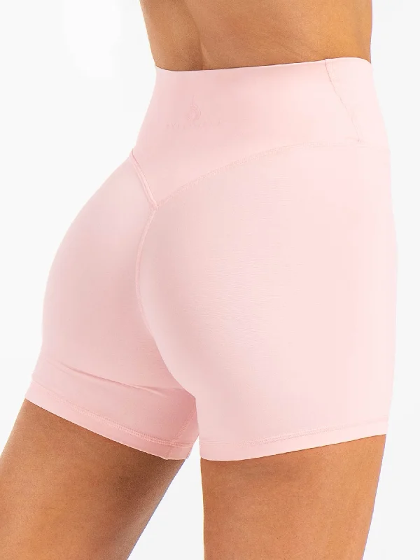 NKD Cross Waist Band Shorts - Pink Musk