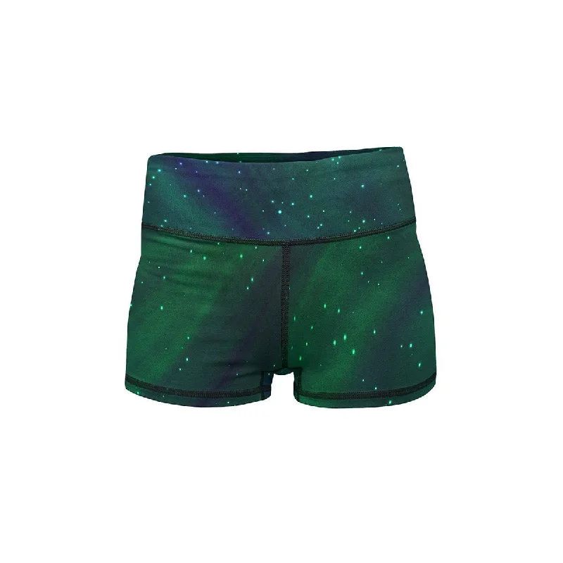 Northern Lights Yoga Shorts