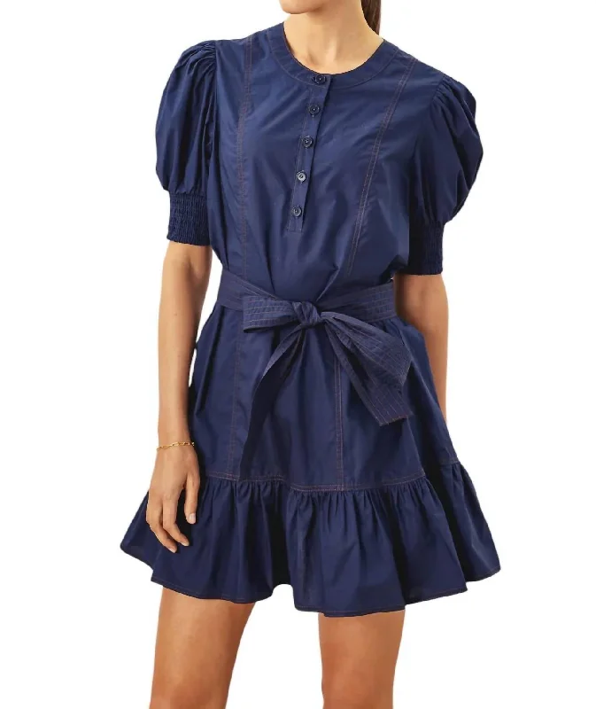 women's bridesmaid dressesBonnie Mini Dress In Navy