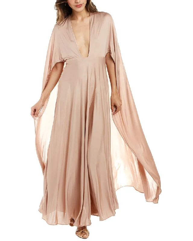 women's off-the-shoulder dressesValentino Silk Midi Dress