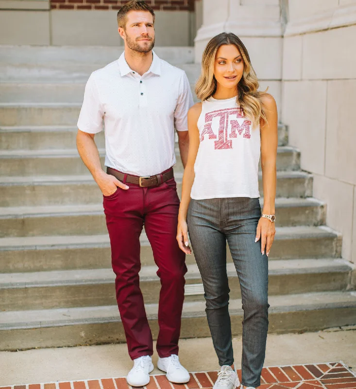 women's denim jeans with leather back pocketsGameday Pant | Texas A&M