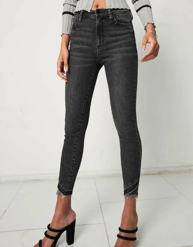 women's relaxed-fit denim jeansDiane High Rise Ankle Skinny Jean In Dark Grey