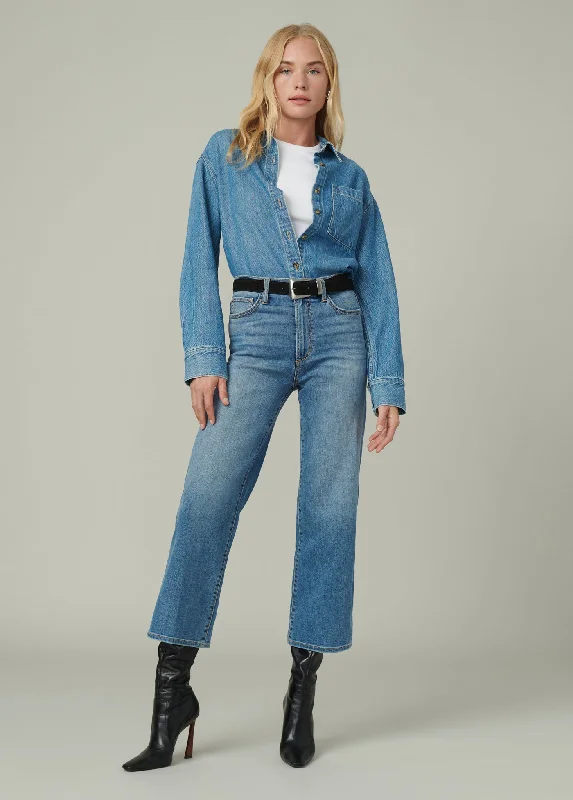 women's denim jeans with belt loopsTHE BLAKE