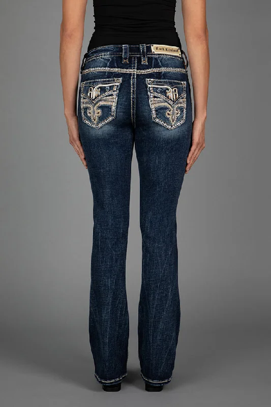 women's denim jeans for a bohemian lookTAINA BOOTCUT JEANS