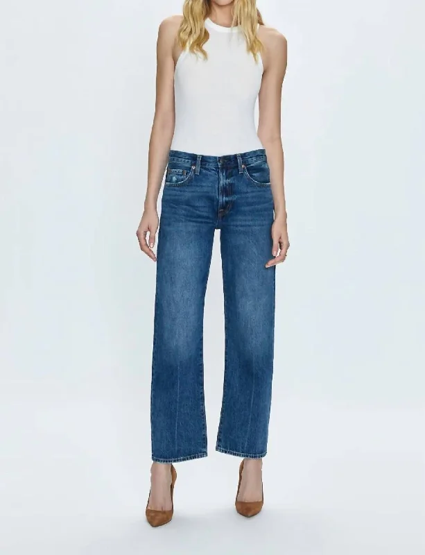 women's denim jeans for a flattering silhouetteLexi Bowed Straight Jeans In Artisan