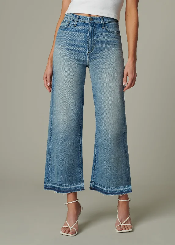 women's denim jeans with leather patchesTHE MIA