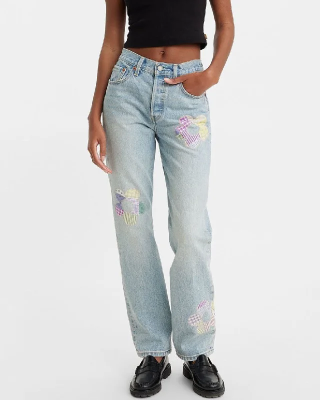 women's denim jeans for a cozy weekendLevi's® 501 Jeans For Women - Fresh As A Daisy