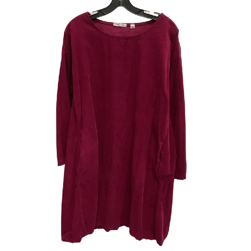 women's unique dressesDress Casual Midi By Clothes Mentor In Maroon, Size: L