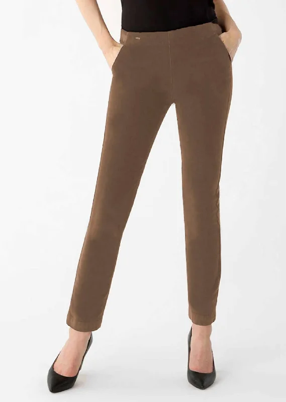 women's cashmere pantsCharlene Corduroy Ankle Pant In Wheat