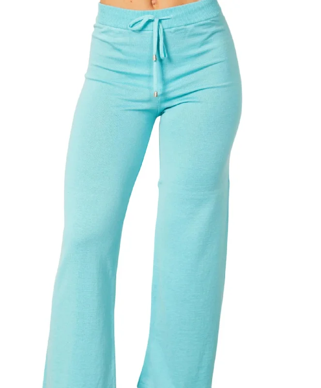 women's cool pantsLounge Pant In Aqua