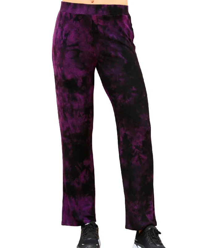 women's insulated pantsMarble Wash Lounge Pant In Grape