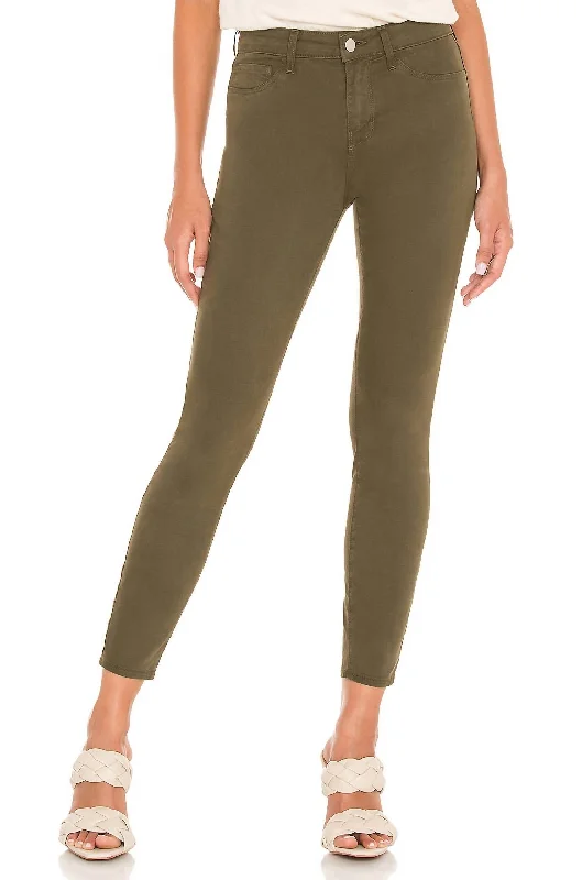 women's plus-size pantsMargot High Rise Skinny Pant In Olive Night