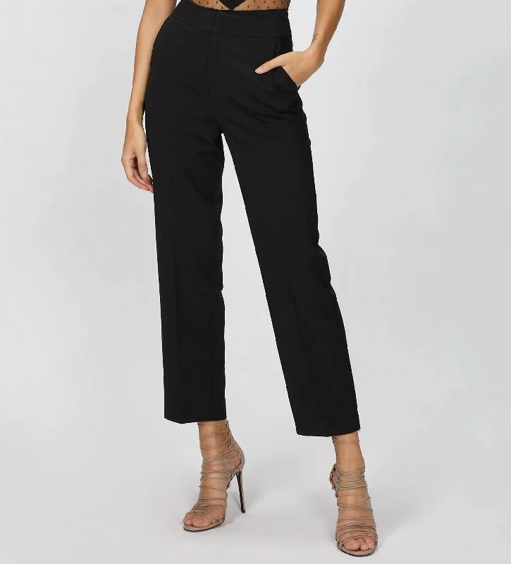 women's travel pantsMarta Trouser In Black