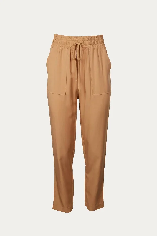 women's cycling pantsPaperbag Pants In Apricot