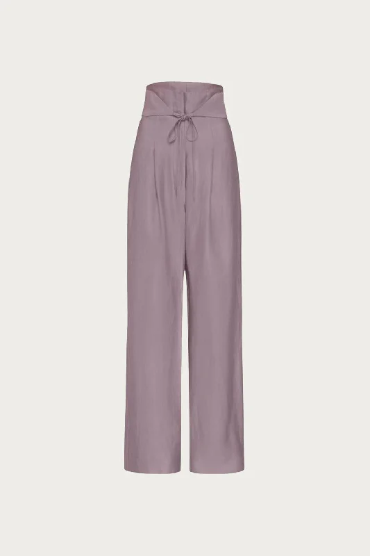 women's zipper pantsPorto-Vechhio Trouser In Amethyst