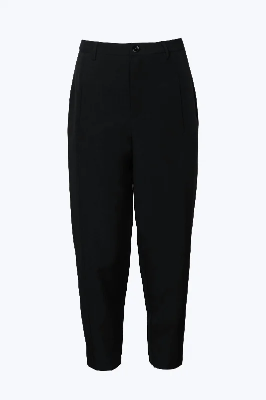 women's affordable pantsRadish High-Rise Balloon Tapered Pants In Black